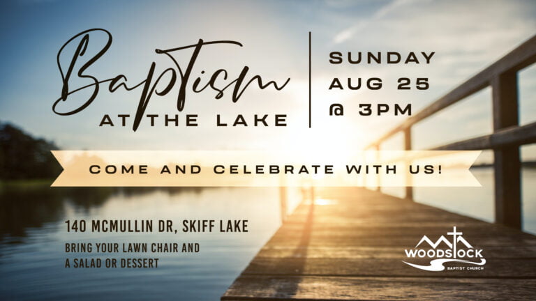 Baptism Skiff Lake 2024