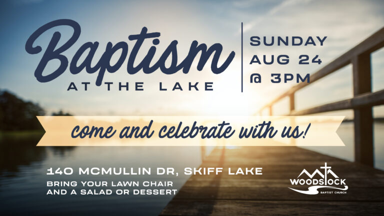 Baptism at Skiff Lake 2025