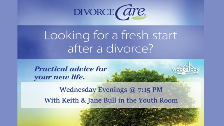 DivorceCare - Fall without start