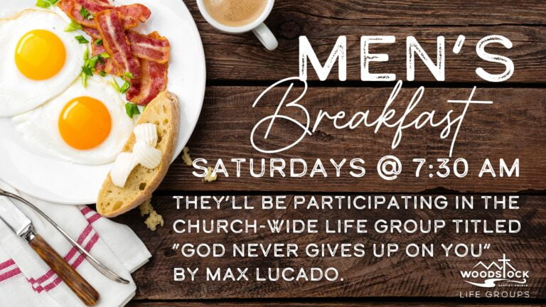 Men's Breakfast - 2023 God Never Gives Up On You