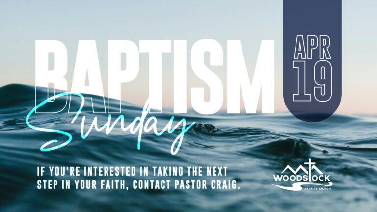 Baptism April 19 2026