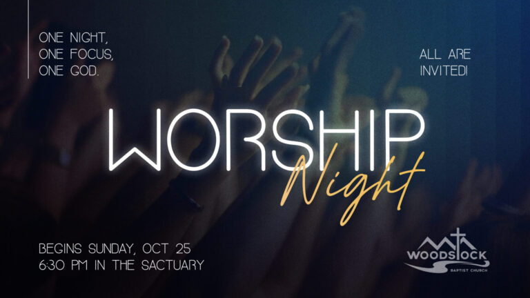 Worship Night Oct 25 2026
