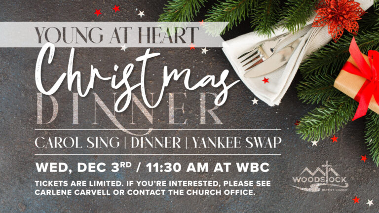 Young at Heart Christmas Dinner 2025